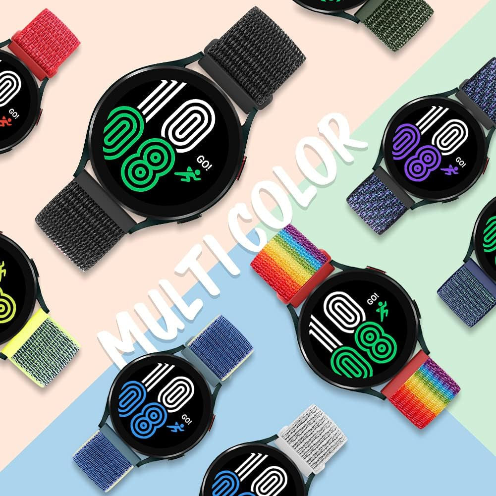 22Mm Nylon Quick Release Bands Compatible with Samsung Galaxy Watch 3 45Mm/Galaxy Watch 46Mm/Gear S3 Frontier/Classic/Garmin Venu 3/Venu 2/Vivoactive 4/Fossil Gen 6 44Mm Bands for Women Men