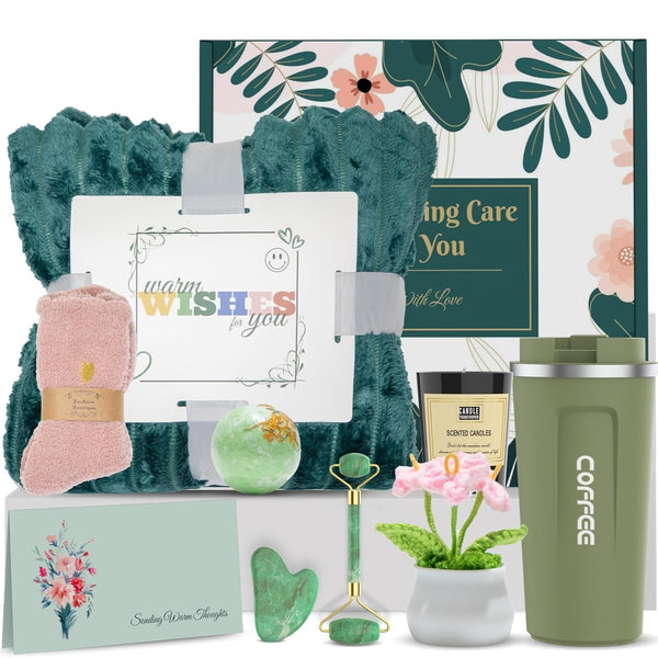 Self Care Gifts for Women Get Well Soon Gift Basket, Birthday Gifts for Women, Care Package for Her, Thinking of You Gift, Relaxing Spa, Thinking of You, New Mom, Friend, Sister, Wife