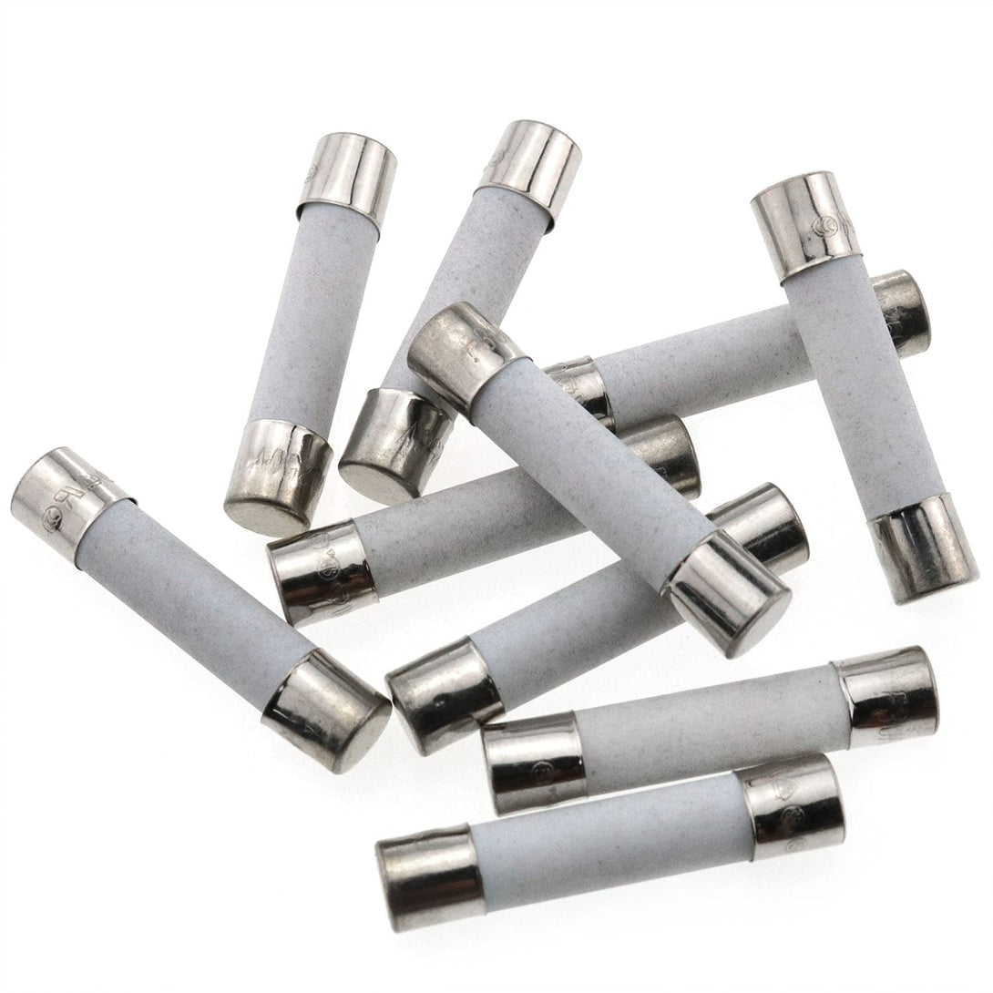 Ceramic Fuse 10PCS 30A 250V Fast-Blow Time Delay Ceramic Tube Fuses 6X30Mm