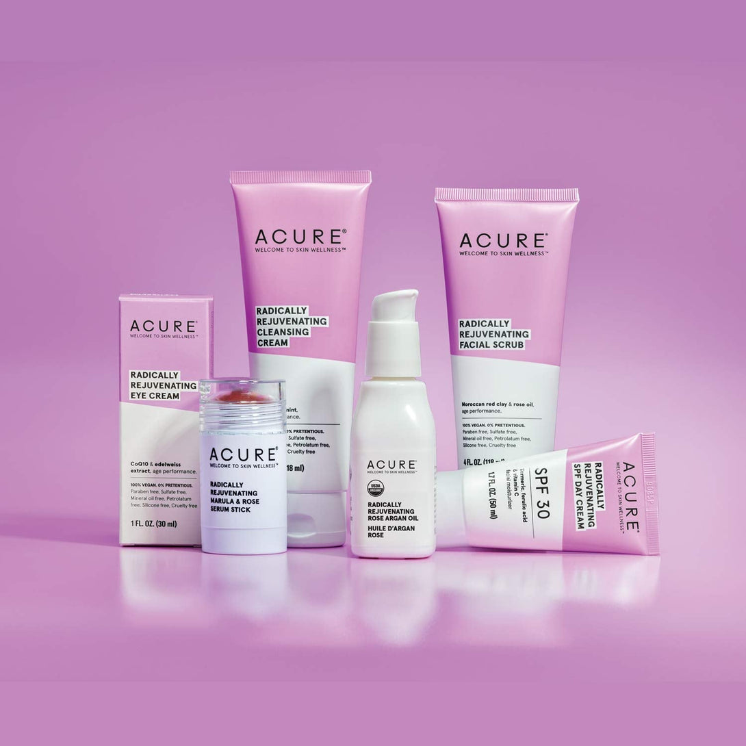 Acure Radically Rejuvenating under Eye Hydrogel Mask, Provides Anti-Aging Support, & Silk Tree, Purple, Cucumber, 0.236 Fl Oz (Pack of 1)
