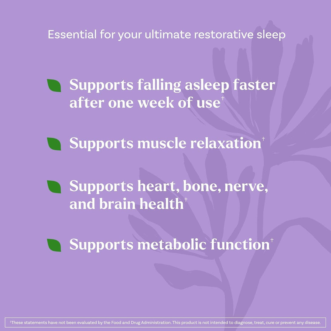 Natrol Sleep & Restore Capsules with Magnesium Glycinate 100Mg, GABA, Essential for Your Ultimate Restorative Sleep, Melatonin-Free, 30 Day Supply