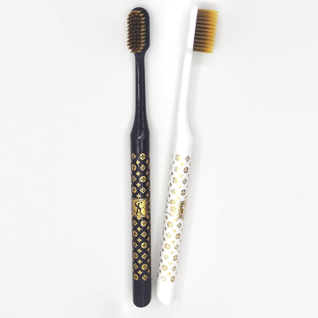 Adult Extra Soft Bristles Toothbrush Nano Manual Toothbrush for Sensitive Teeth and Receding Gums Plaque Remover BPA Free 6 Pack