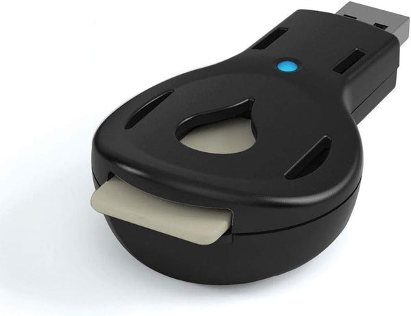 Aromakey USB Aromatherapy Diffuser with 5 Unscented Refill Pads for Bedroom - Bathroom - Kitchen - Home - Office - Car - Travel (Black)