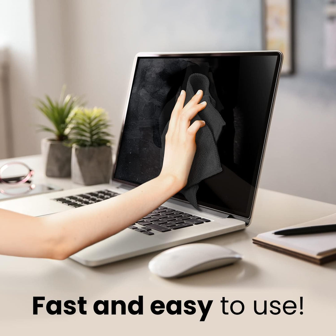 Screen Cleaner Spray - TV Screen Cleaner Spray and Wipe, Computer Screen Cleaner for Electronic Devices: TV, Laptop, Iphone, Ipad, Computer, Macbook- TV Cleaner for Smart Tv-Microfiber Cleaning Cloth