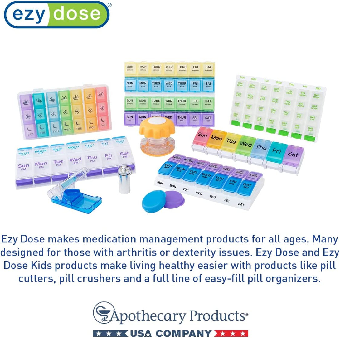 EZY DOSE Disposable Pill, Vitamin, and Medicine Organizer Pouches, Zippered Seal Bags, Pocket Sized and Travel Friendly, Easy to Use, 100 Count, BPA Free