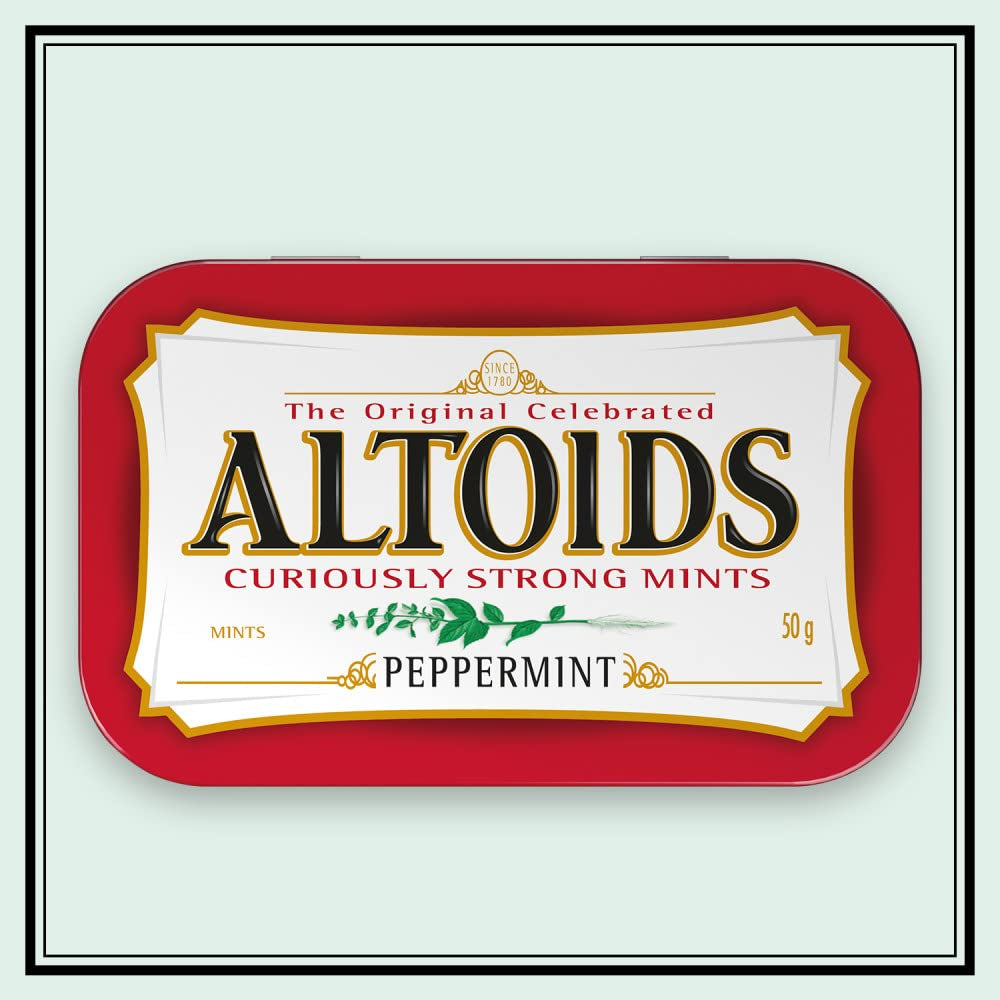 Altoids Classic Peppermint Breath Mints, 1.76 Ounce (Pack of 12)