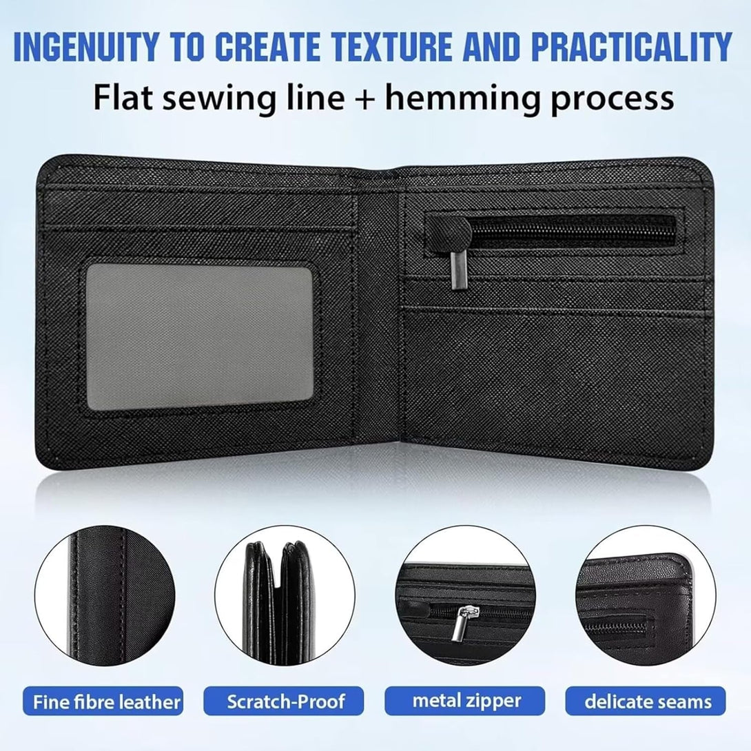 EXXBYELI Boys Wallet for Kids, Cool Kids Gamer Wallet for Boys Ages 8-10 9-12 11-15 with Credit Id Card Cash Holder Black Rfid Blocking Zipper for Teen Youth Guys Teenager Birthday Christmas Gifts