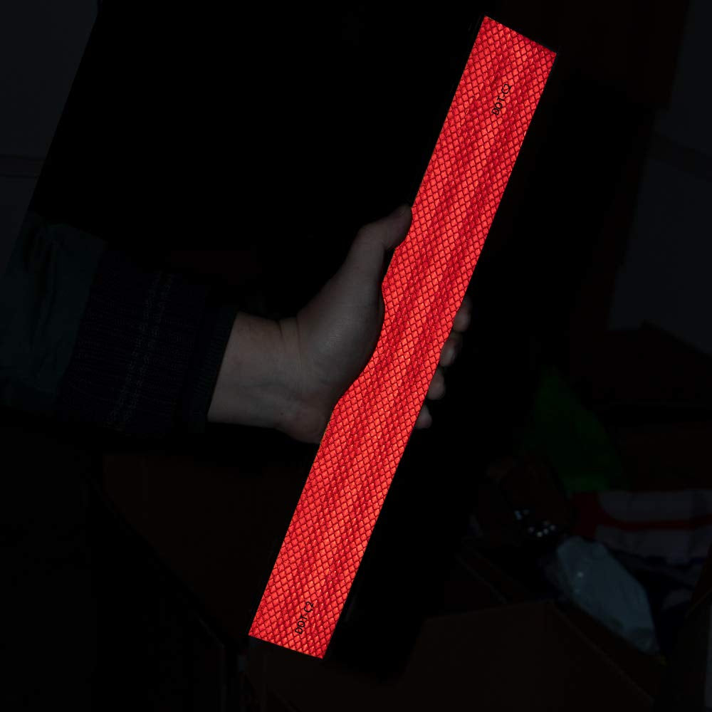 Reflective Tape 1 Inch Wide 15 FT Long DOT-C2 High Intensity Red - 1 Inch Trailer Reflector Safety Conspicuity Tape for Vehicles Trucks Bikes Cargos Helmets