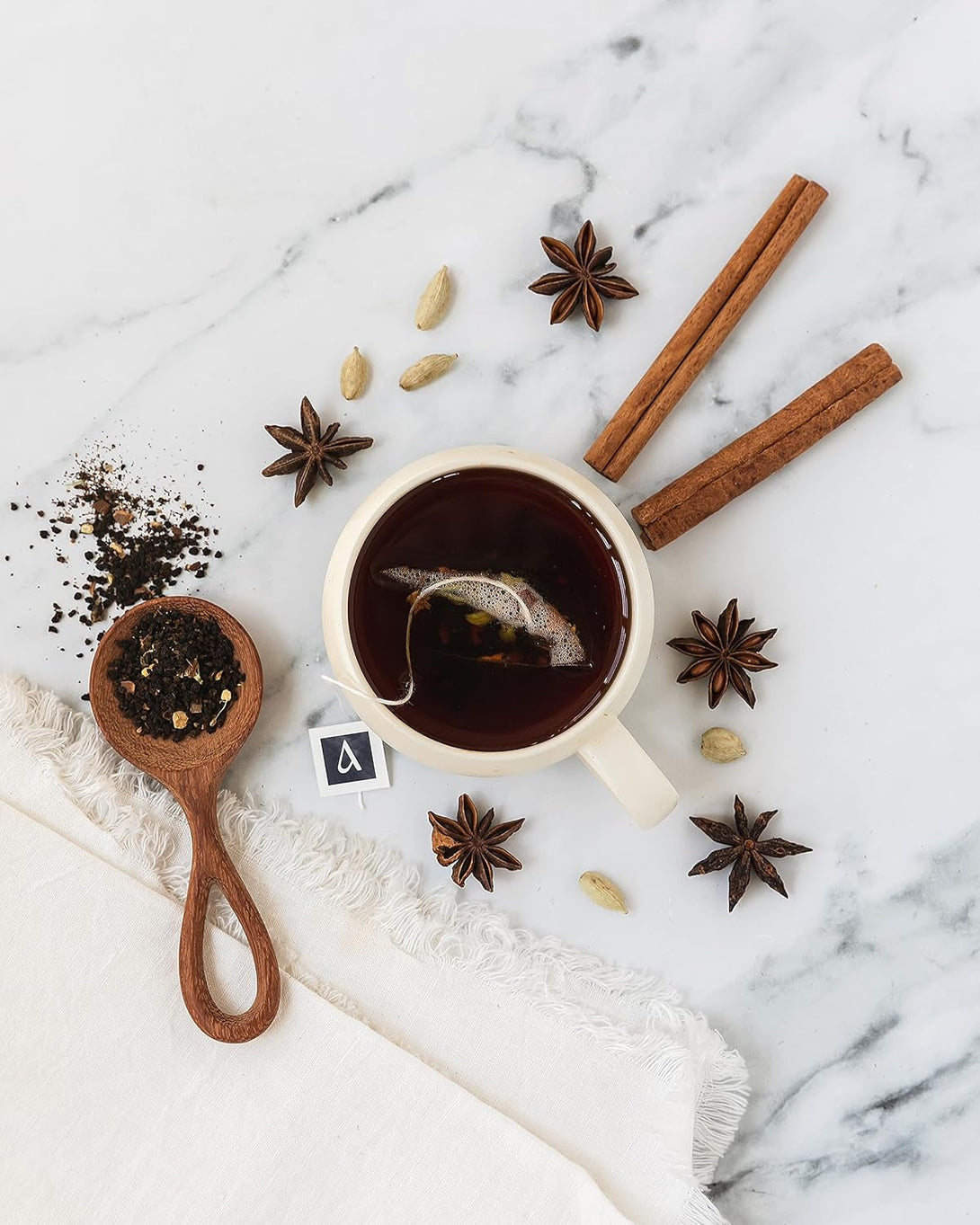 Arbata Assorted Artisinal Tea Sampler (14 Pyramid Tea Bags) Chai, Peach, English Breakfast, Chinese, Earl Grey, and Mint Teas - Green, Black, Herbal Tea Gift Set