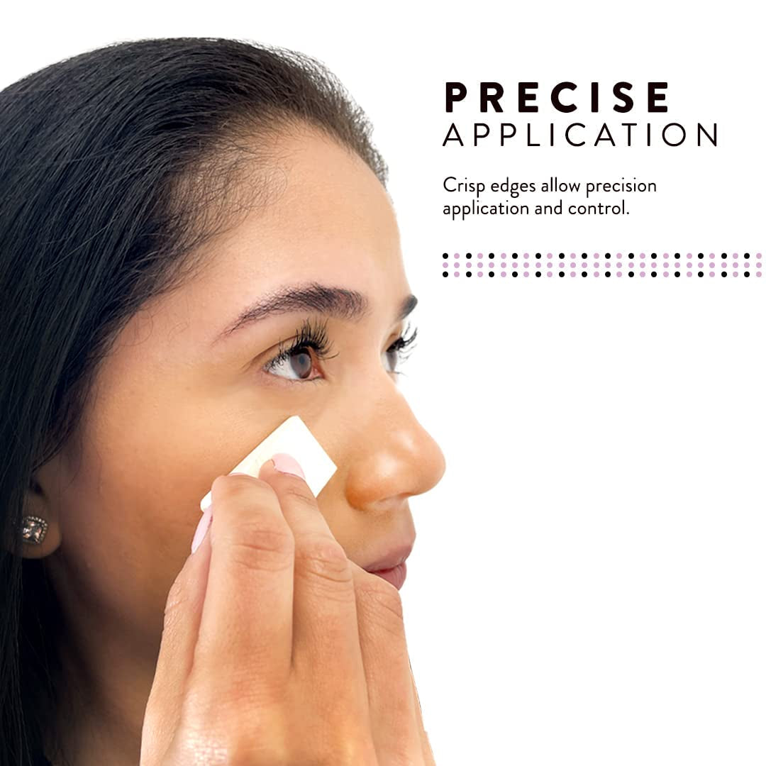 Artist'S Choice Makeup Sponge Mini Applicator Wedges, Triangle Cosmetic Sponges for Foundation, Blush, Eye Shadow, Blending and Smoothing, Disposable, Latex Free, 100 Pack