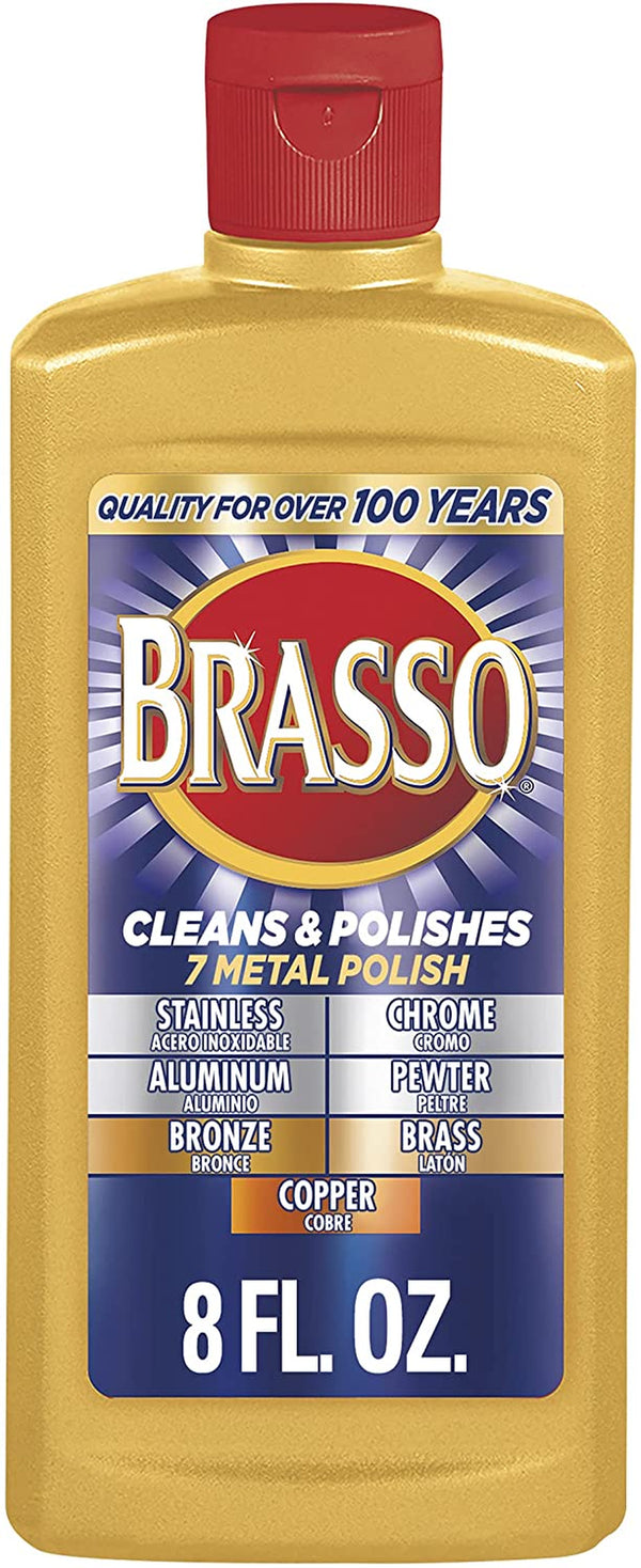 Brasso-2660089334 Multi-Purpose Metal Polish, 8 Oz