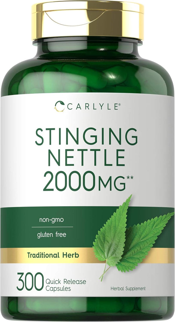 Carlyle Stinging Nettle Leaf Extract 2000Mg | 300 Capsules | Non-Gmo & Gluten Free Supplement