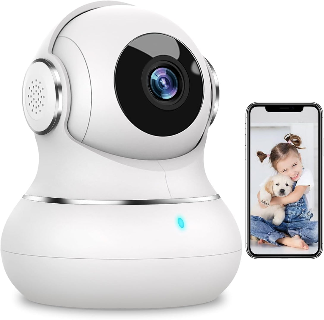 Litokam Security Camera Indoor 2K, 360 Pan/Tilt Cameras for Home Security with Motion Detection, Baby Monitor Camera for Pet/Dog with Night Vision, Wifi Camera with App & 2-Way Audio (Only 2.4Ghz