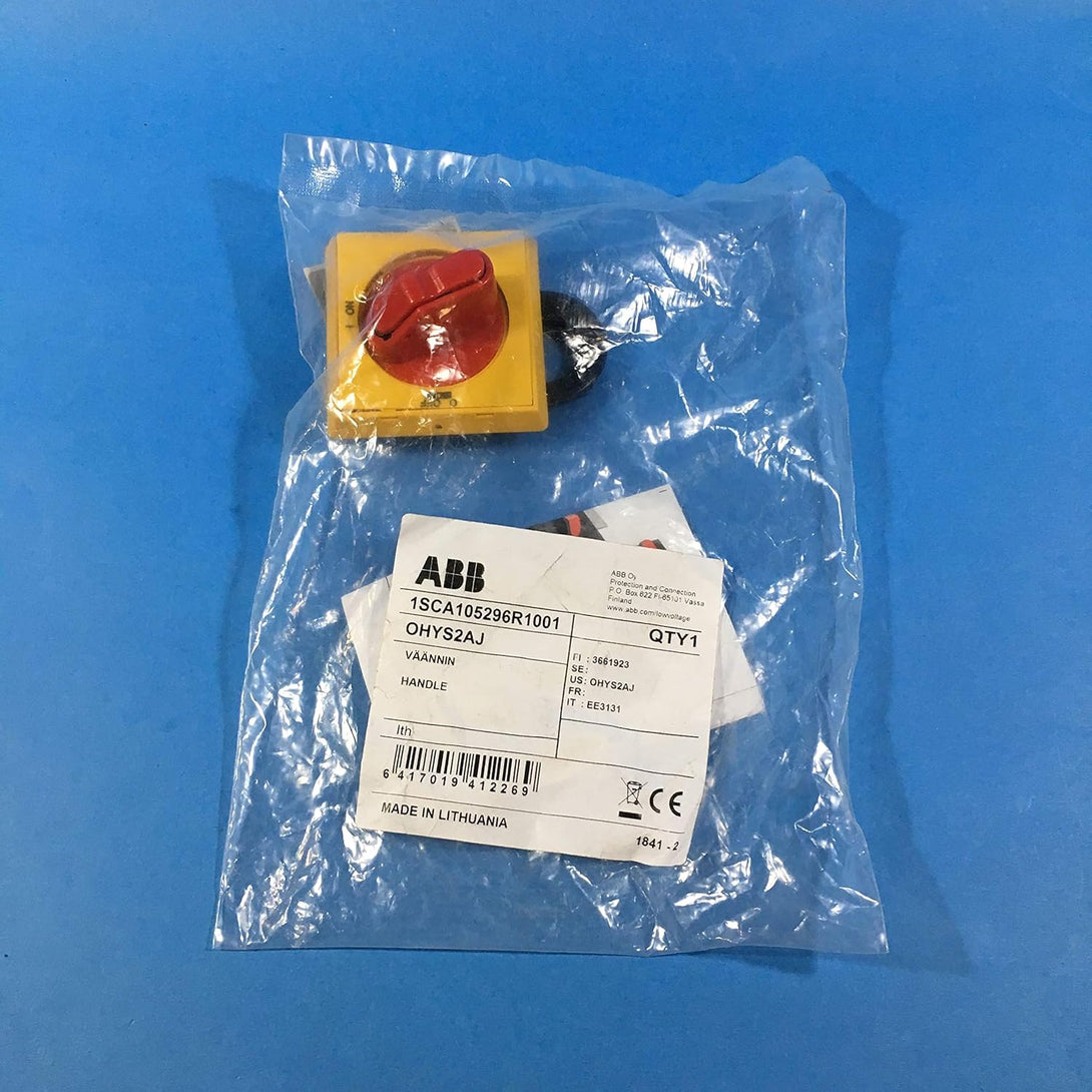 ABB OHYS2AJ Selector Handle, Yellow