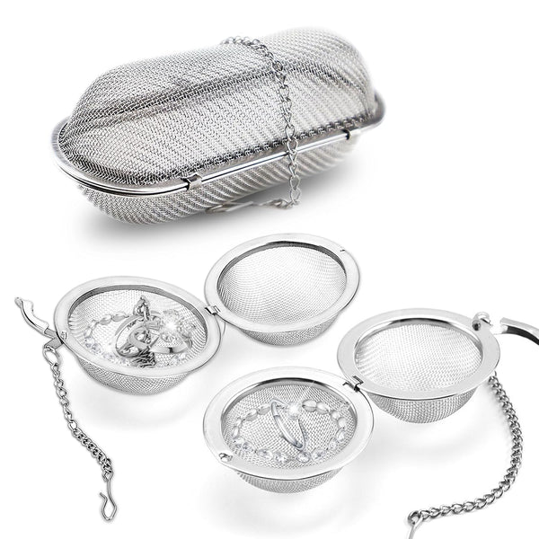 3-Pack Parts Washer Basket - Stainless Steel Basket for Ultrasonic Jewelry - Ideal Small Parts Jewelry Cleaning Basket