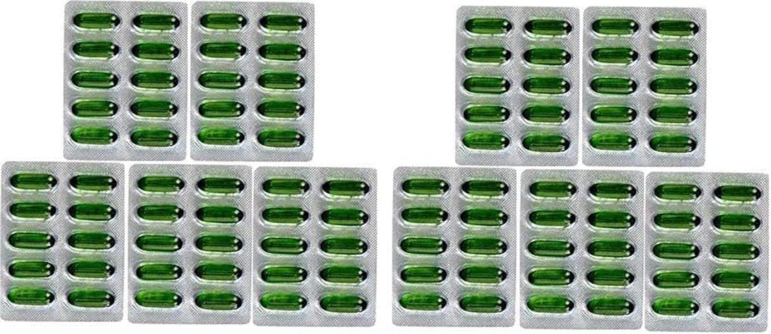 50 Evion Capsules Vitamin E for Glowing Face,Strong Hair,Acne,Nails, Glowing Skin 400Mg