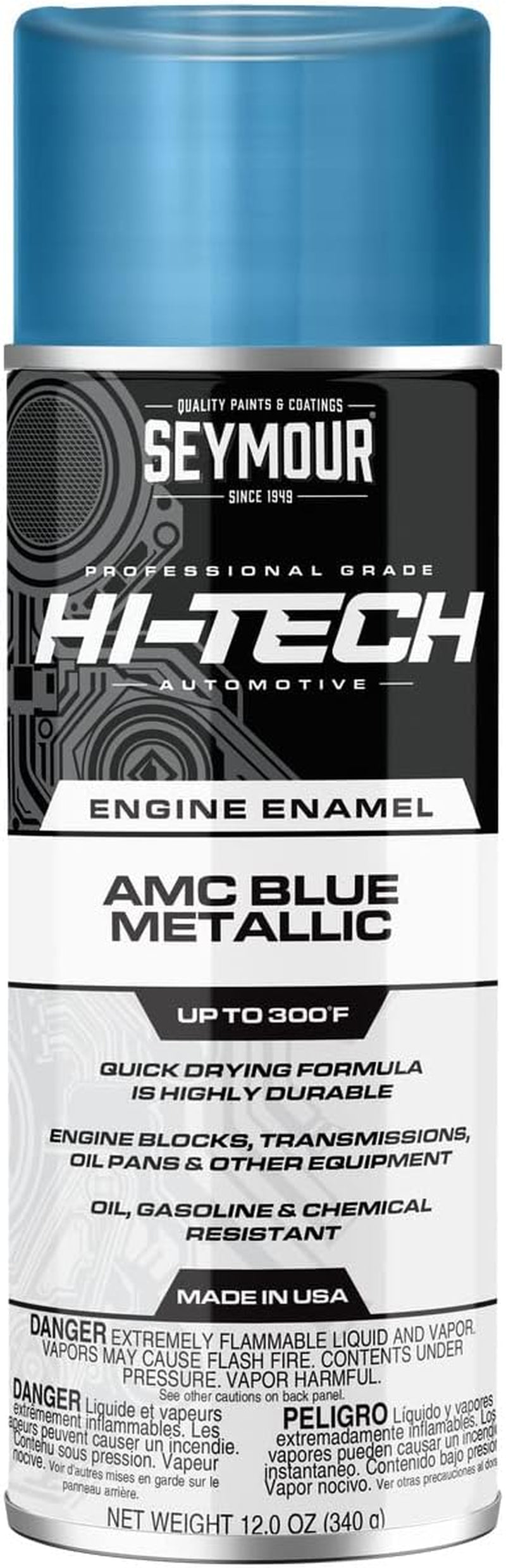 Seymour EN-66 Hi-Tech Engine Spray Paint, AMC Blue