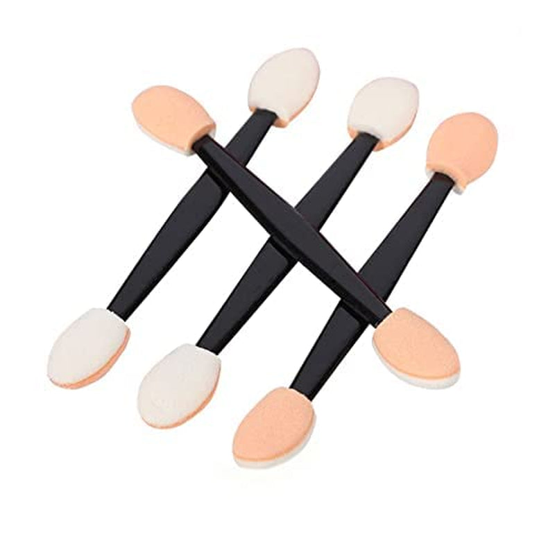 200 PCS 3 Inch Disposable Eyeshadow Brushes, Sponge Makeup Applicators Dual Sides