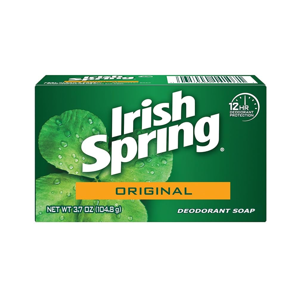 Irish Spring Bar Soap (20/4 Oz Net Wt Oz), Original, 80 Ounce (Pack of 1)