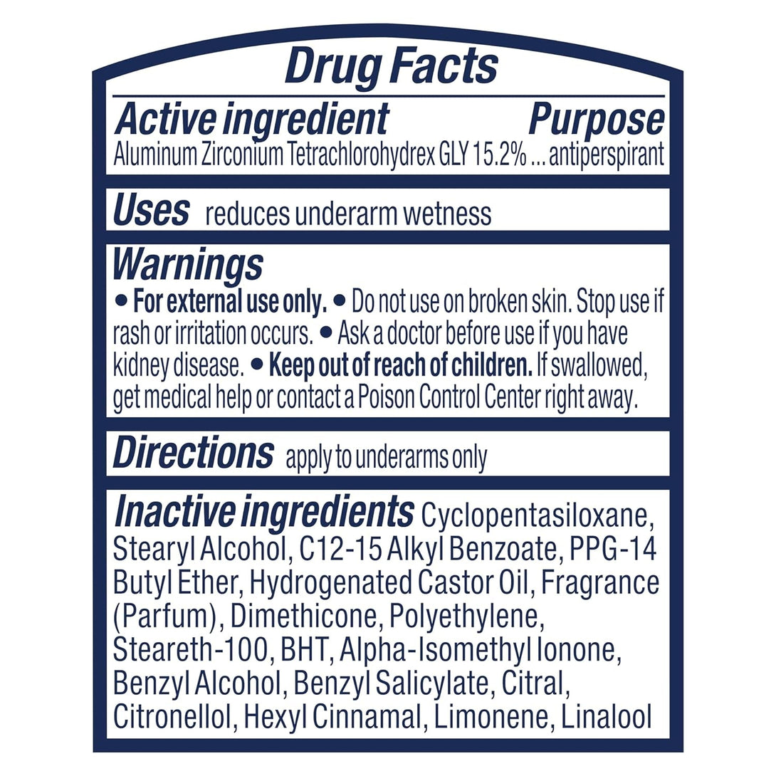 Degree Original Antiperspirant Deodorant Shower Clean 48-Hour Sweat & Odor Protection Antiperspirant for Women 2.6 Oz