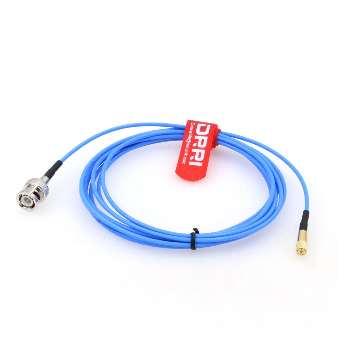 DRRI BNC Male to 10-32 UNF Microdot Male Acceleration Sensor Vibration Sensor Test Cable (BNC-M5, 1M / 39Inch)