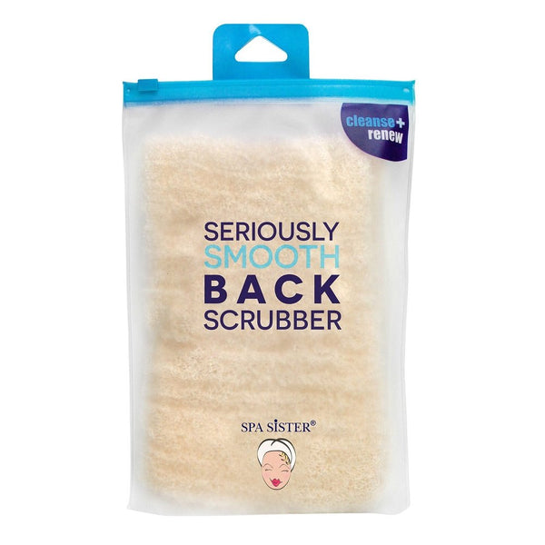 Seriously Smooth Back Scrubber, Beige