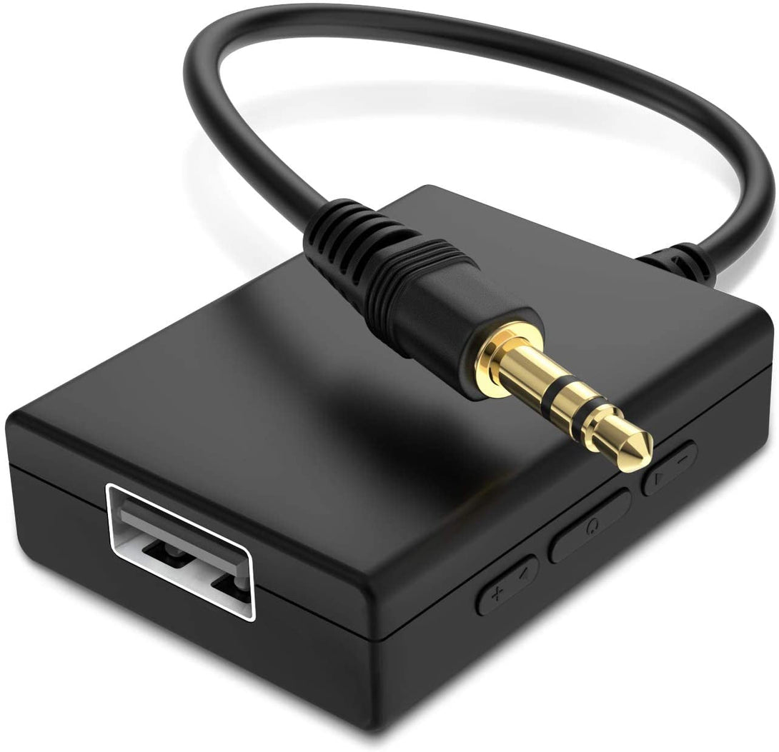 ANDTOBO USB to Aux Audio Adapter, 3.5Mm Male to USB Female, Car Music Player