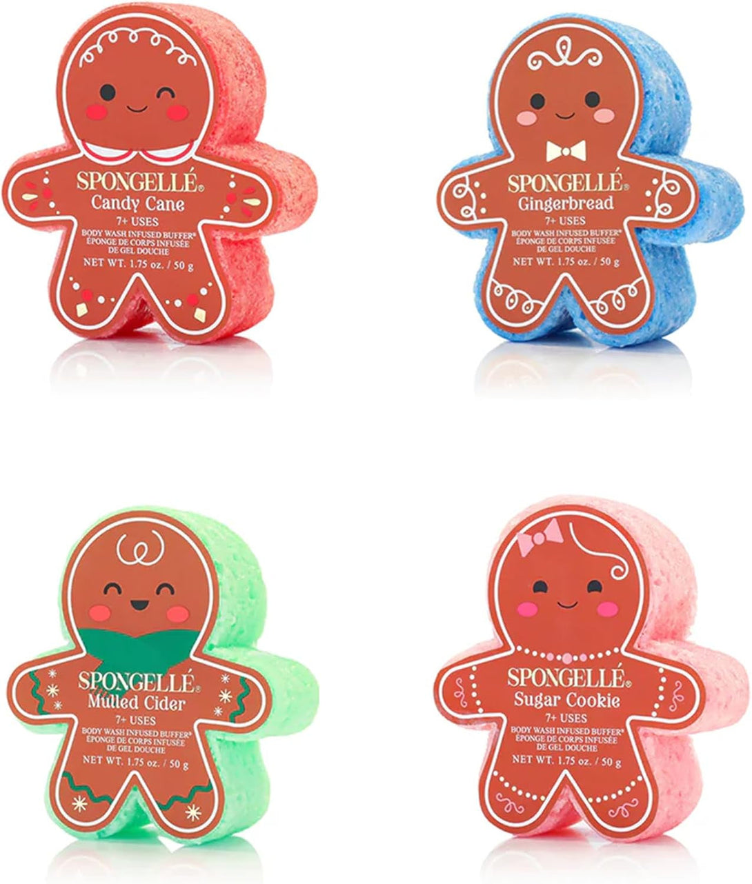 Spongelle Holiday Gingerbread Assorted Pack