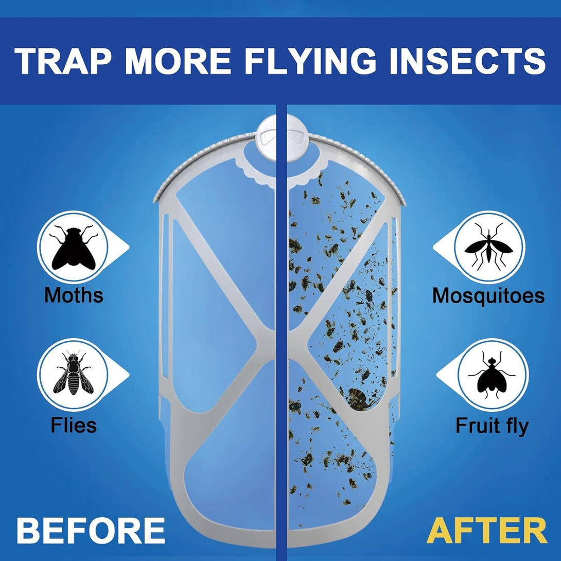 BAIMNOCM 16 Pack Refills Cartridge Compatible with Zevo Flying Insect Trap M364 M364A and Max, White
