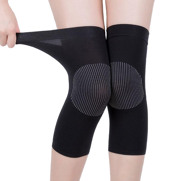 1 Pair Knee Compression Sleeves for Women & Men, Lightweight Thin Knee Sleeves for Knee Pain Relief, Knee Warmers Knee Brace Undersleeve Dancer Knee Pads, Knee Brace for Daily Use (Black)