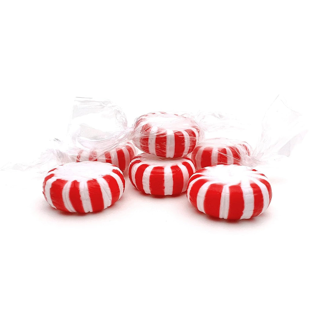 Starlight Mints Peppermint Christmas Hard Candy, 2 Pounds Bulk Pack (About 180 Count)