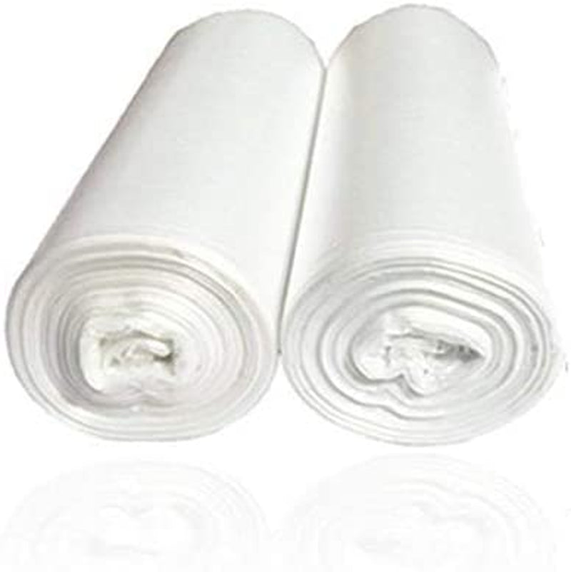 2 Gallon Small Trash Bags, Wastebasket Trash Bags for Office, Home Waste Bin Trash Can Liners Pet Waste Bags Disposal Bags(Clear, 100 Counts/ 2 Rolls)