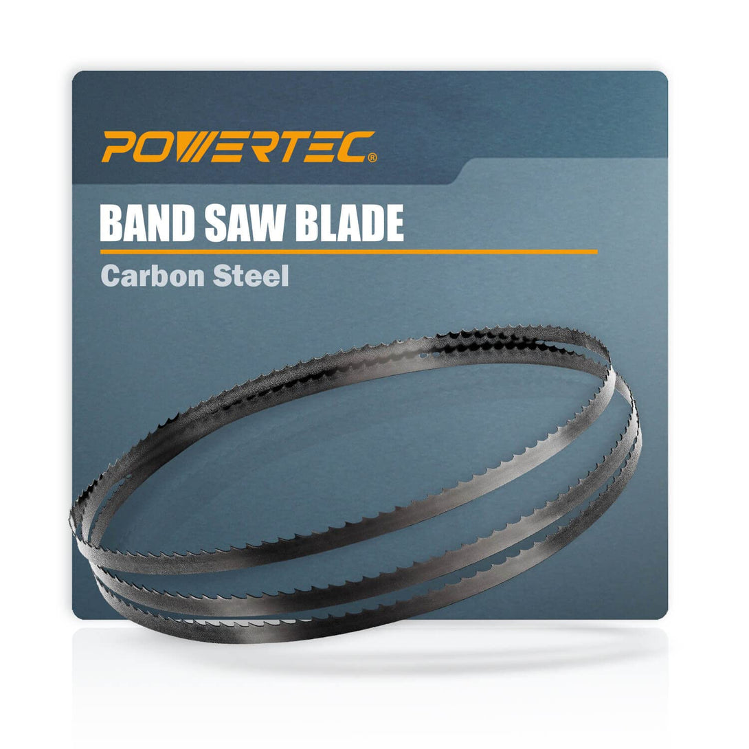 POWERTEC 80 Inch Bandsaw Blades, 3/8" X 24 TPI Band Saw Blades for Sears Craftsman 12" Band Saw for Woodworking, 1 Pack (13197)