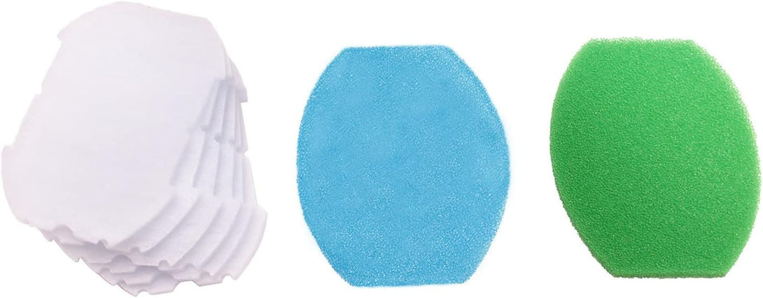 Aquagarden Pennington Aquagarden , Pond Filter for Ponds , Foam Filter Set , Polymer Wool Filter Pads , Pond Maintenance Kit , Suitable for Inpond 5 in 1 300 Gallon Model, White, Large (Fit 300)