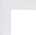 PECULA 2 Pack 4x6 Frames, White Wall & Tabletop Display, Clear Photo Frame White 4x6in