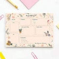 Bliss Collections Daily Planning Pad, To-Do List Notebook 50 sheets 8.5x11 8.5" by 11"- Daily Beautiful
