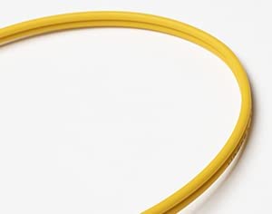 FCD - 2M OS2 LC LC Fiber Optic Electronic Cable | Duplex 9/125 LC to LC Singlemode Jumper 2 Meter (6.56Ft) | 1G 10G Sfp 10Gbase Dx Yellow Zip-Cord