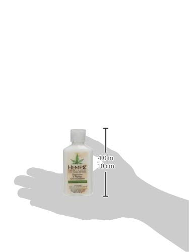 Hempz Herbal Body Moisturizer for Women with 100% Pure Hemp Seed Oil, Sugarcane & Papaya, 2.25 fl. oz. - Moisturizing Lotion with Shea Butter,