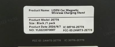 LISEN for iPhone 17 Pro Max Air Magsafe Car Mount Charger, Fast Charging 15W Air Vent Magnetic Wireless Car Charger, Vent Phone Mount for Car