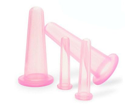 4Pcs Massage Cupping Set Silicone Mini Facial Cups Face Massager Helper Skin Care Neck Back Eyes Massaging Cup Safe to U
