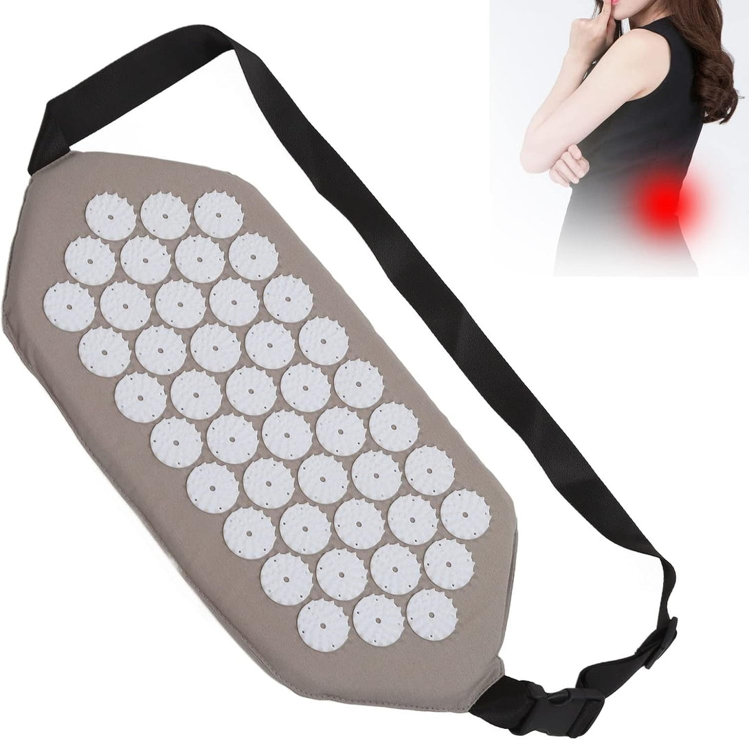 Acupressure Belt , Relax Compact Waist Acupuncture Mat Portable Convenient for Indoor