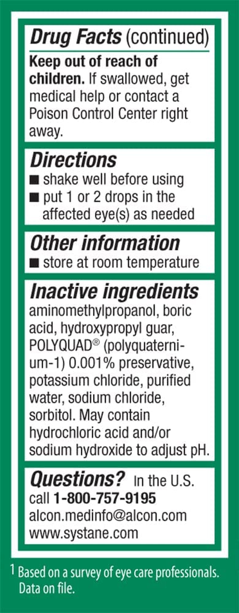 Systane Ultra Lubricant Eye Drops,0.14 Fl Oz (Pack of 1)