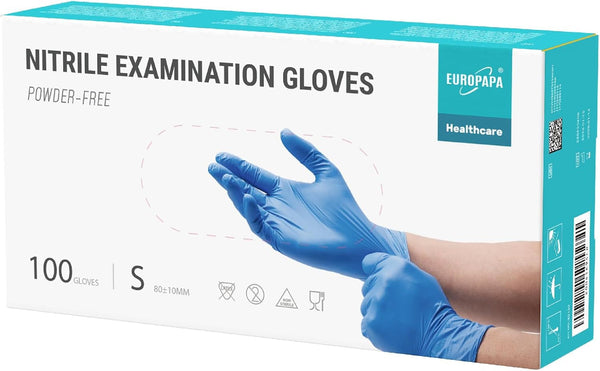 Nitrile Examination Gloves, Pack of 100