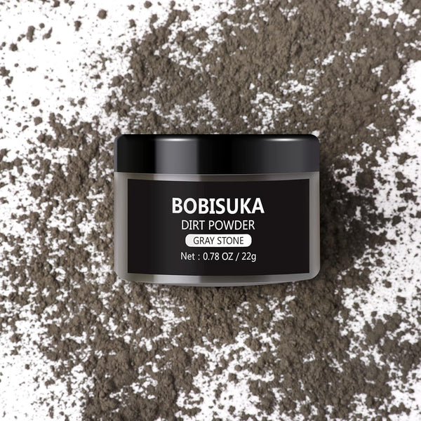 BOBISUKA Makeup Special Effects Dirt Powder for Halloween Makeup Theme Party Wedding Movies Stage Performances Cosplay(0.78 Oz)(Gray Stone)