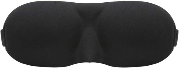 1Pc Black Sleep Mask 3D Sleeping Masks Eye Mask,Soft Silk Lightweight,Comfortable and Adjustable for Travel,Sleeping Masks,Easy to Carry,Sleep Masks and Snoring Health and Household,Sleep and Snoring