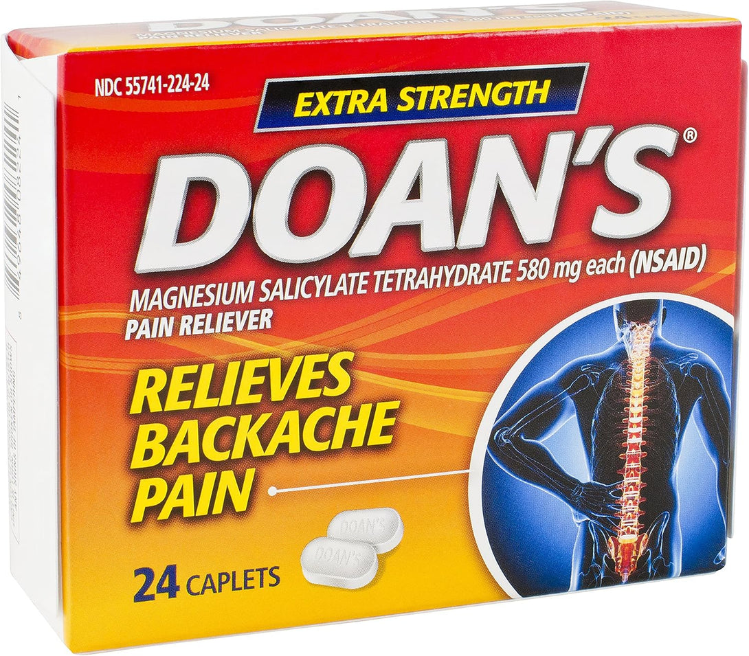 Doans Extra Strength Pain Reliever Caplets, 24 Count