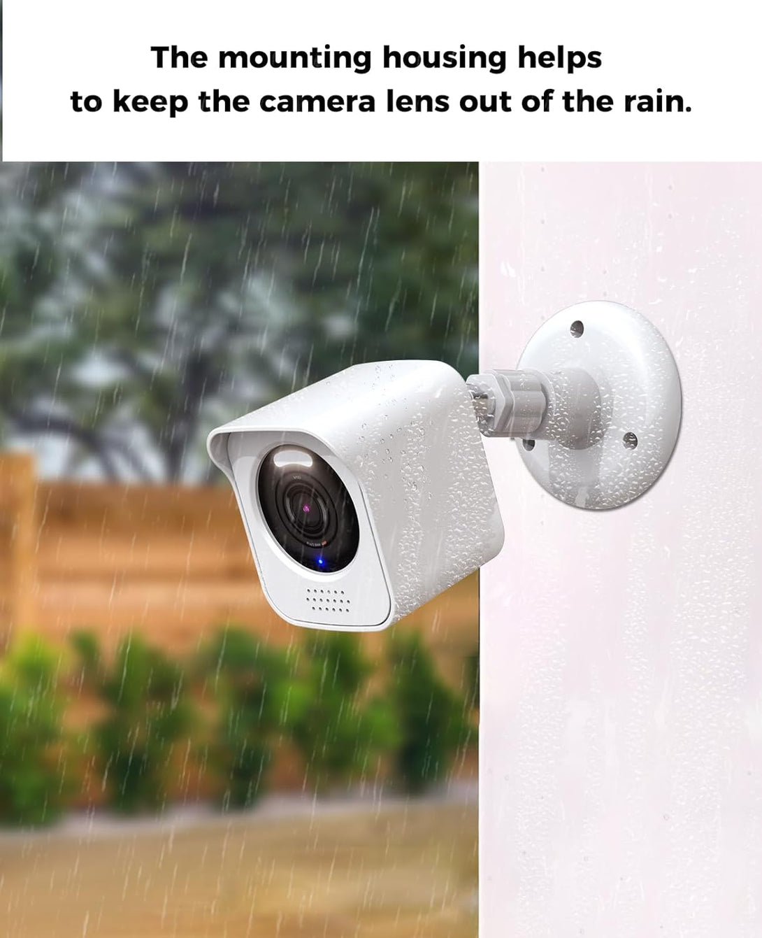 All-New Wyze Cam V4 Camera Surveillance Mount, Compatible with Wyze Cam V4 ONLY Weatherproof Protective Housing and 360 Degree Adjustable Mount (Wyze Camera Are Not Included)