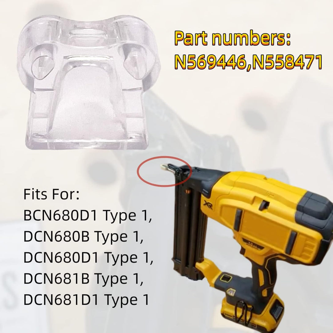 N558471 N569446 Compatible with Nailer No Mar Tip Dewalt Replaces DCN680D1 DCN680B DCN681B DCN681D1 Pack of 6