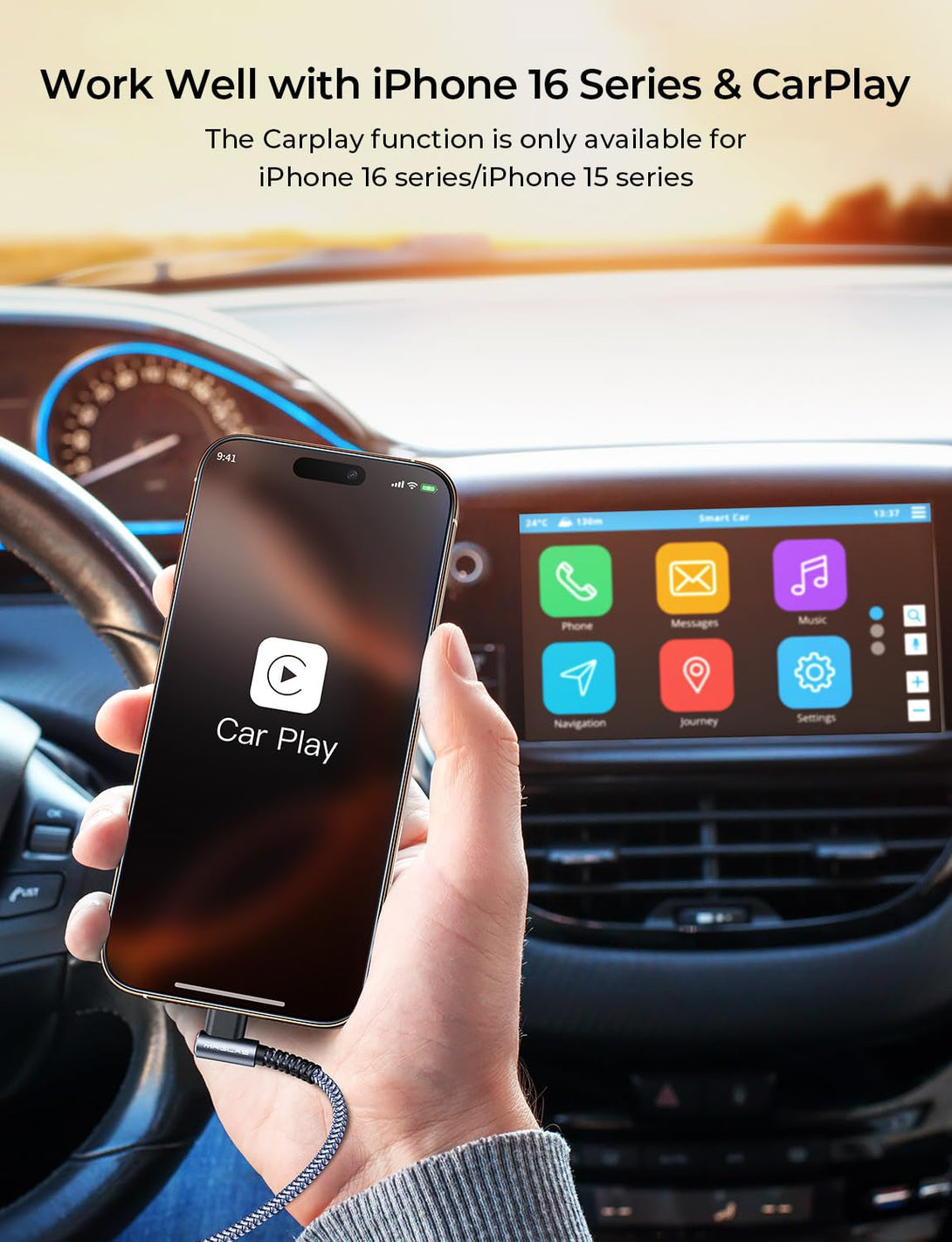 MRGLAS USB C Cable 3.2A, USB to USB C Cable [2-Pack,6.6Ft], Iphone 16 Charger, Type C Charger Fast Charging for Iphone 15 Pro Max, Samsung Galaxy S25 Ultra S24 S23 S22 S21 S20 S10 S9, Note 20,Pixel 9