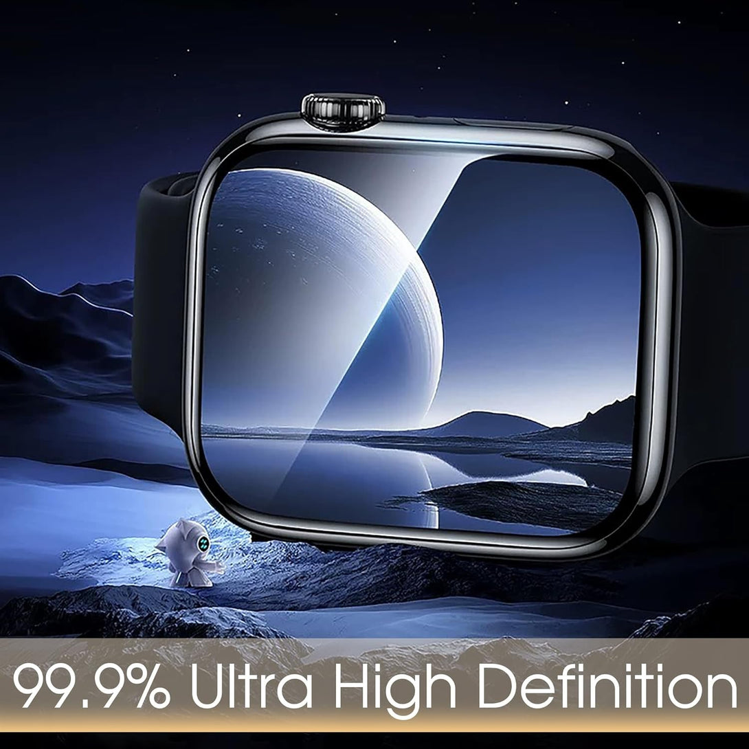 7 Packs for Apple Watch Screen Protector Series 9 8 7 41Mm, TPU Screen Protectors for Iwatch S9 S8 S7, Self-Healing Soft Film, Bubble-Free, Full Coverage, with Clear PC Case